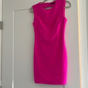 Hot Pink Mini Dress, Size S